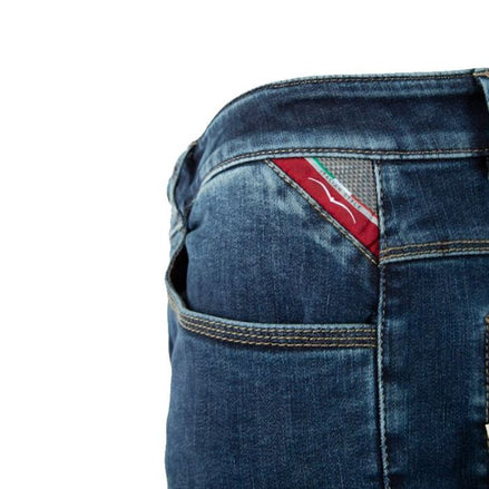Animo Mahican Jeans Knie Grip Heren Rijbroek Heren Rijbroeken - Maddelin Equestrian Animo Italia