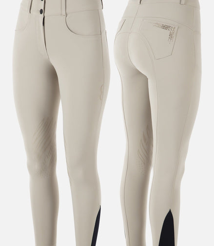 Animo Nakamura Rijbroek Dames Knie Grip Dames Rijbroeken - Maddelin Equestrian Animo Italia