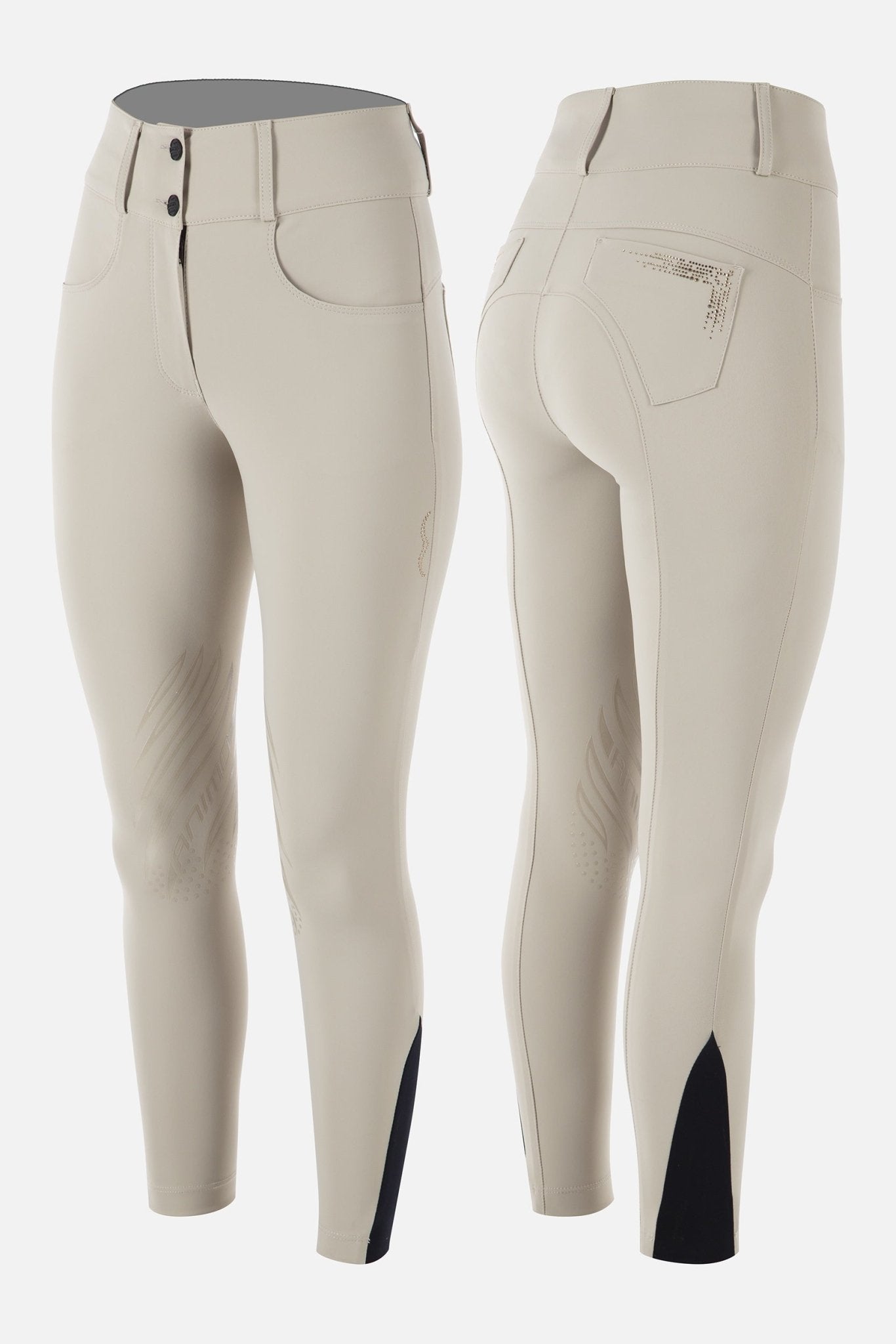 Animo Nakamura Rijbroek Dames Knie Grip Dames Rijbroeken - Maddelin Equestrian Animo Italia