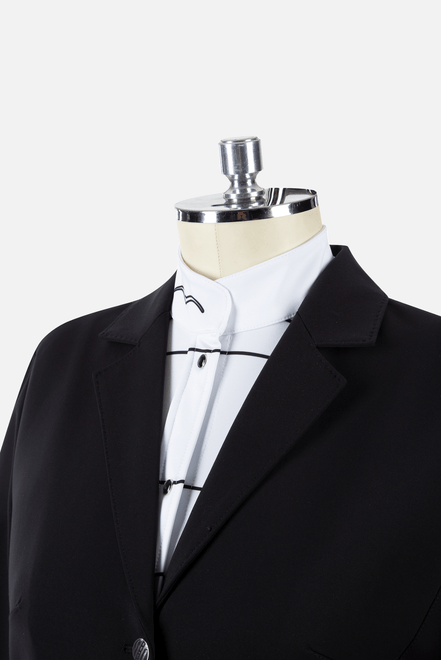 Animo Polynesia Wedstrijd Shirt Long Sleeves Light Blue Wedstrijdshirts - Maddelin Equestrian Animo Italia