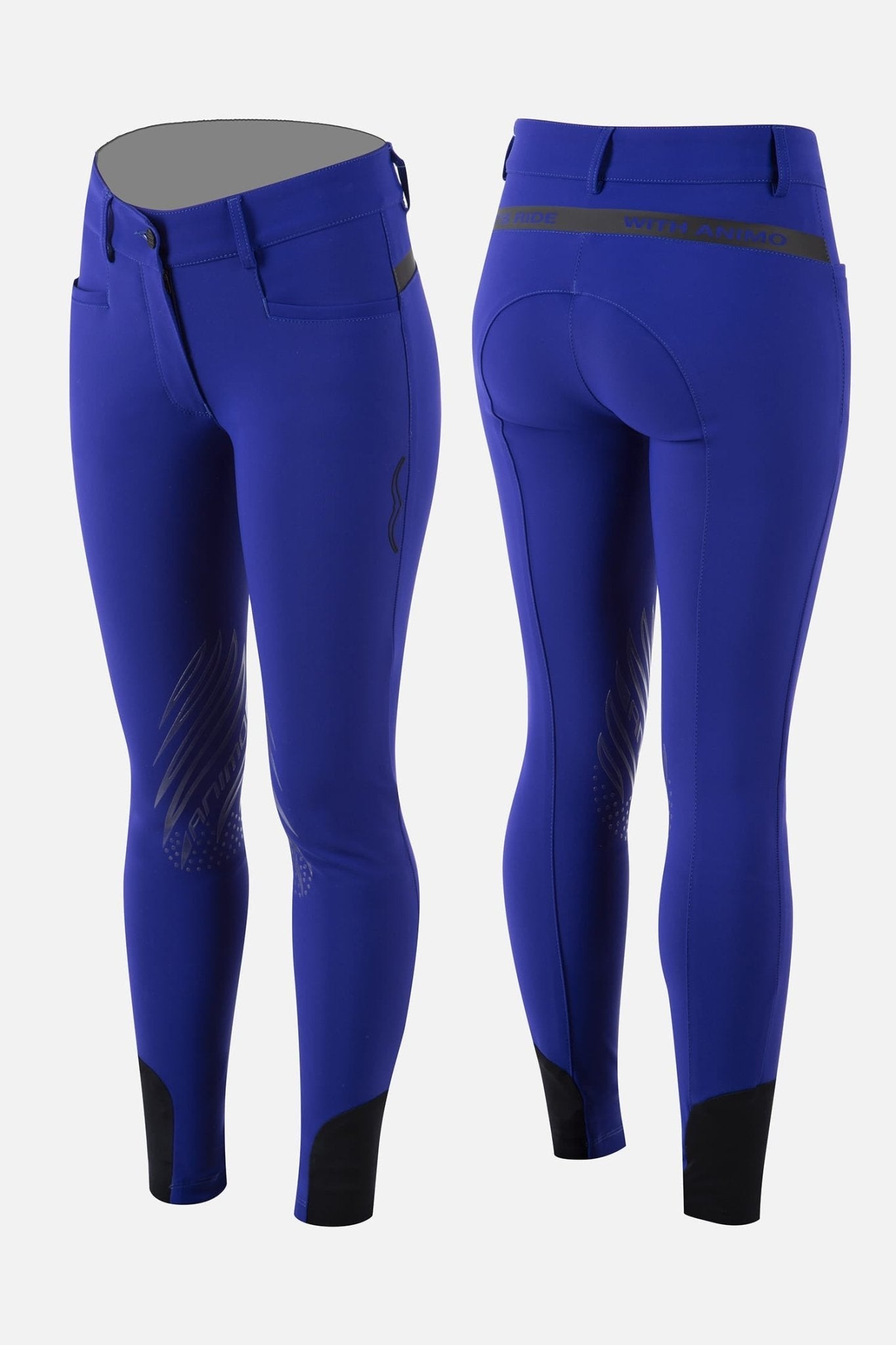 Animo Rijbroek Nifosa Knie Grip Dames Dames Rijbroeken - Maddelin Equestrian Animo Italia