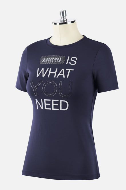 Animo T-shirt Finick Dames Wedstrijdshirts - Maddelin Equestrian Animo Italia