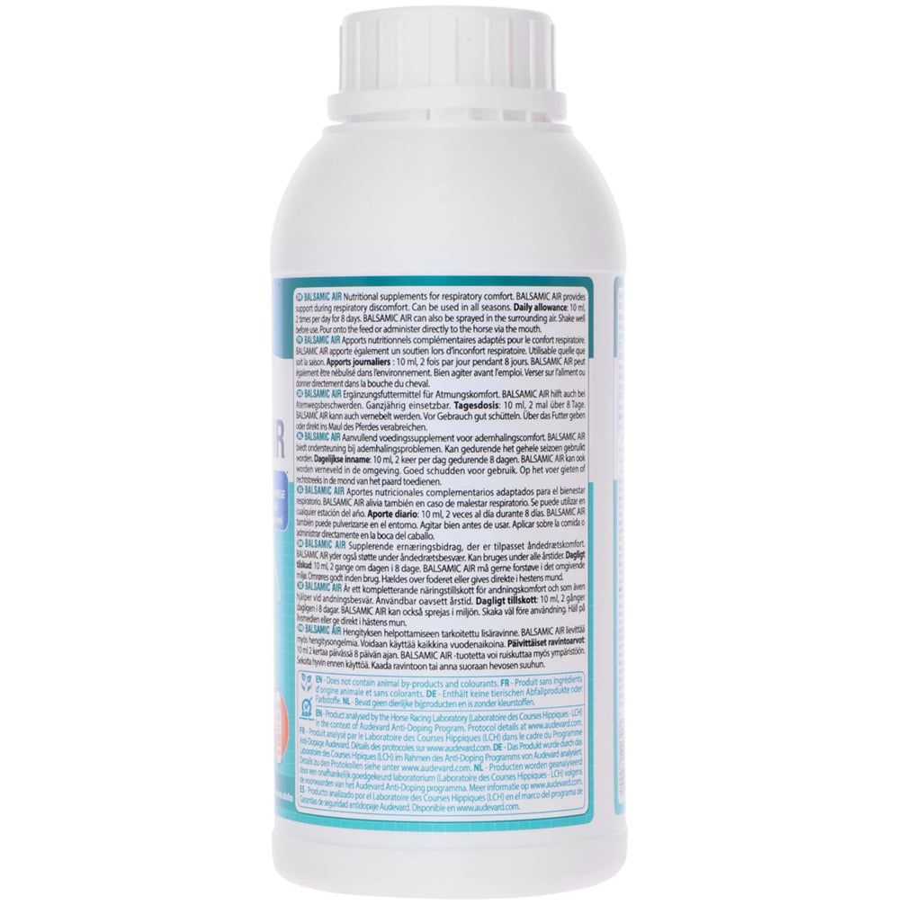 Audevard Balsamic Air 500ml Voedingssupplementen - Maddelin Equestrian Audevard