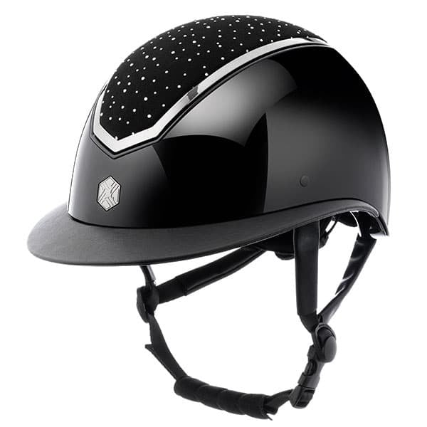 Charles Owen Rijhelm Kylo Widepeak Gloss Shell & Crystal Top