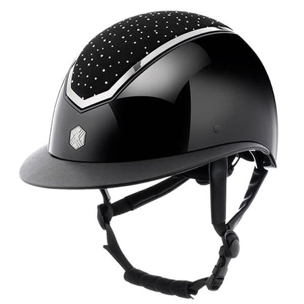 Charles Owen Rijhelm Kylo Widepeak Gloss Shell & Crystal Top