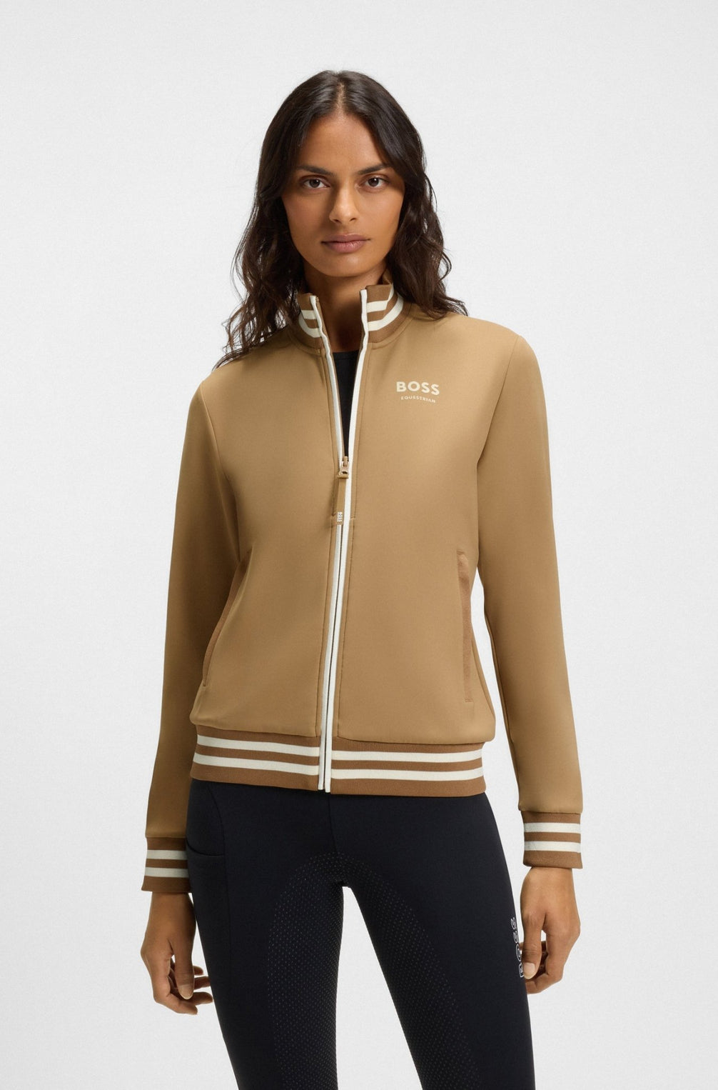 Boss Equestrian Ava Functional Cardigan Dames Dames Truien & Sweaters - Maddelin Equestrian Boss Equestrian