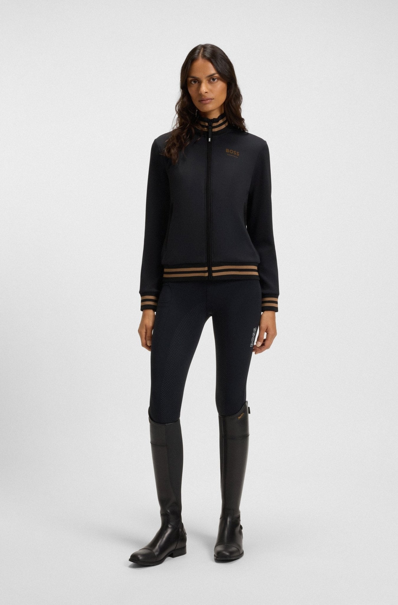 Boss Equestrian Ava Functional Cardigan Dames Dames Truien & Sweaters - Maddelin Equestrian Boss Equestrian