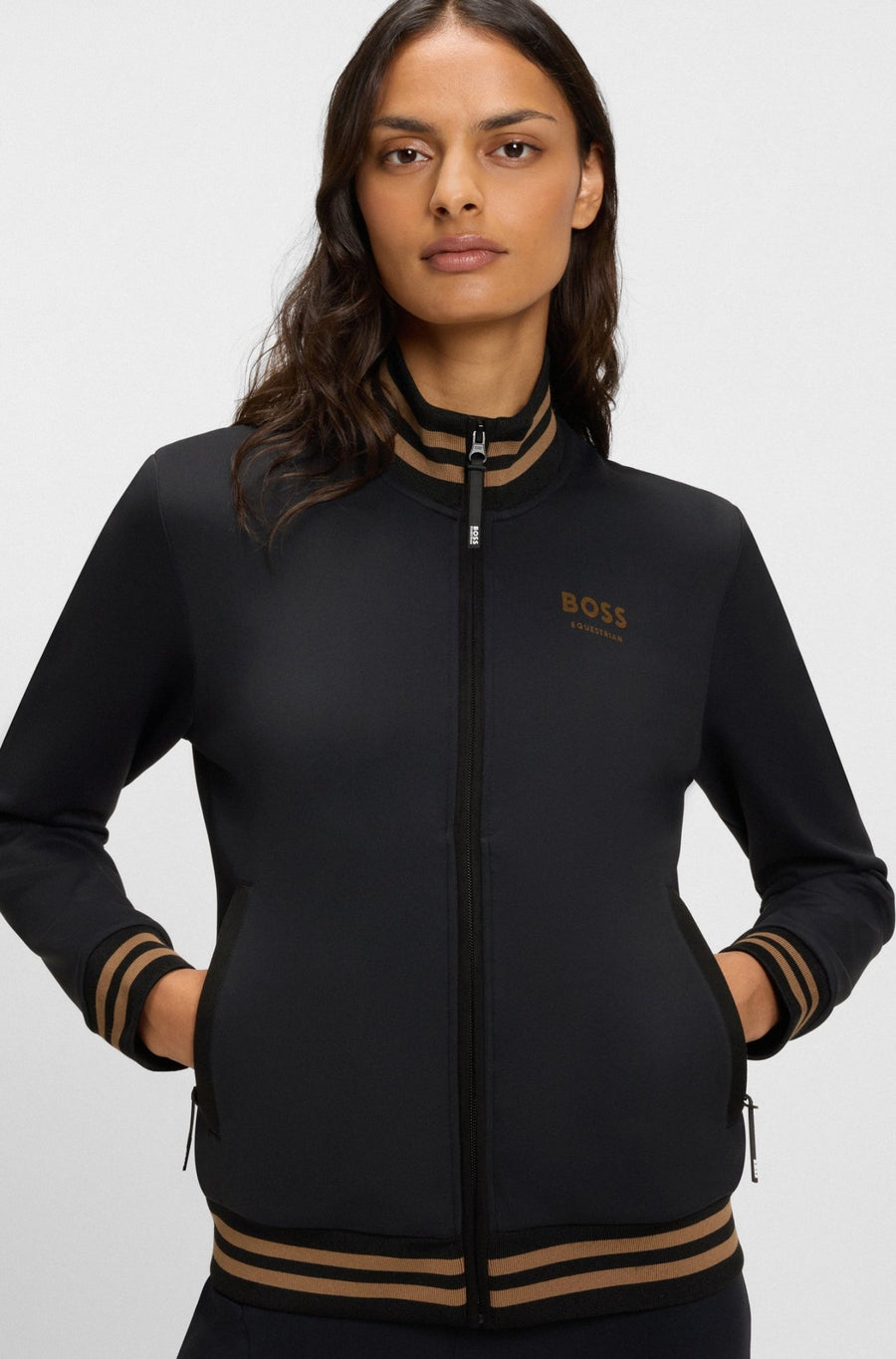 Boss Equestrian Ava Functional Cardigan Dames Dames Truien & Sweaters - Maddelin Equestrian Boss Equestrian