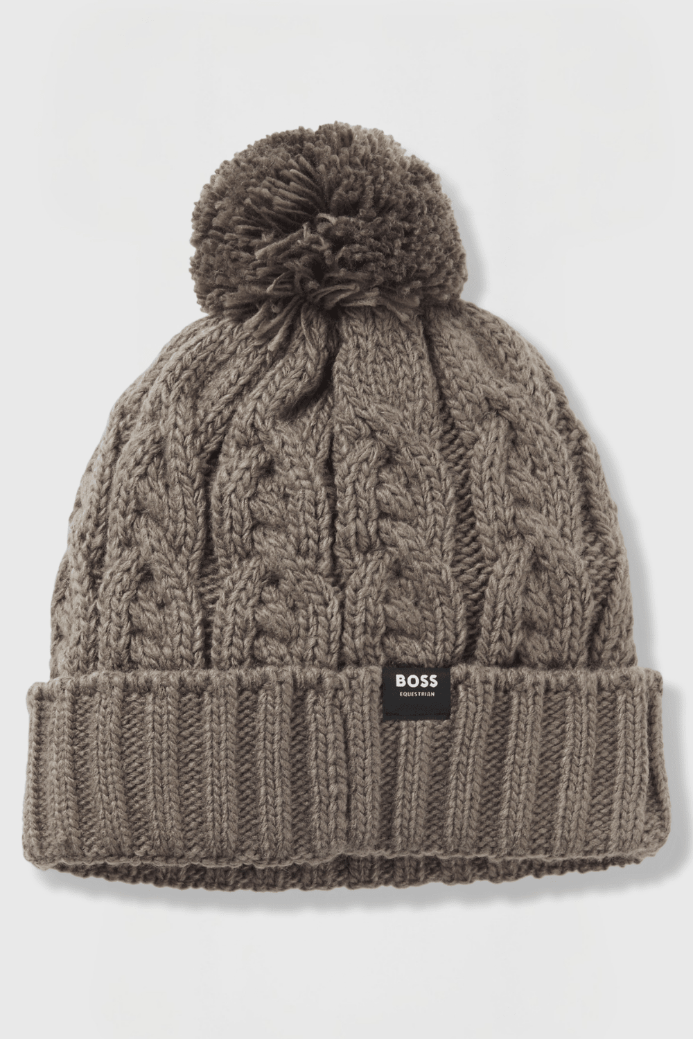 Boss Equestrian Bella Beanie Bobble Walnut