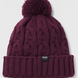 Boss Equestrian Bella Beanie Bobble Deep Purple