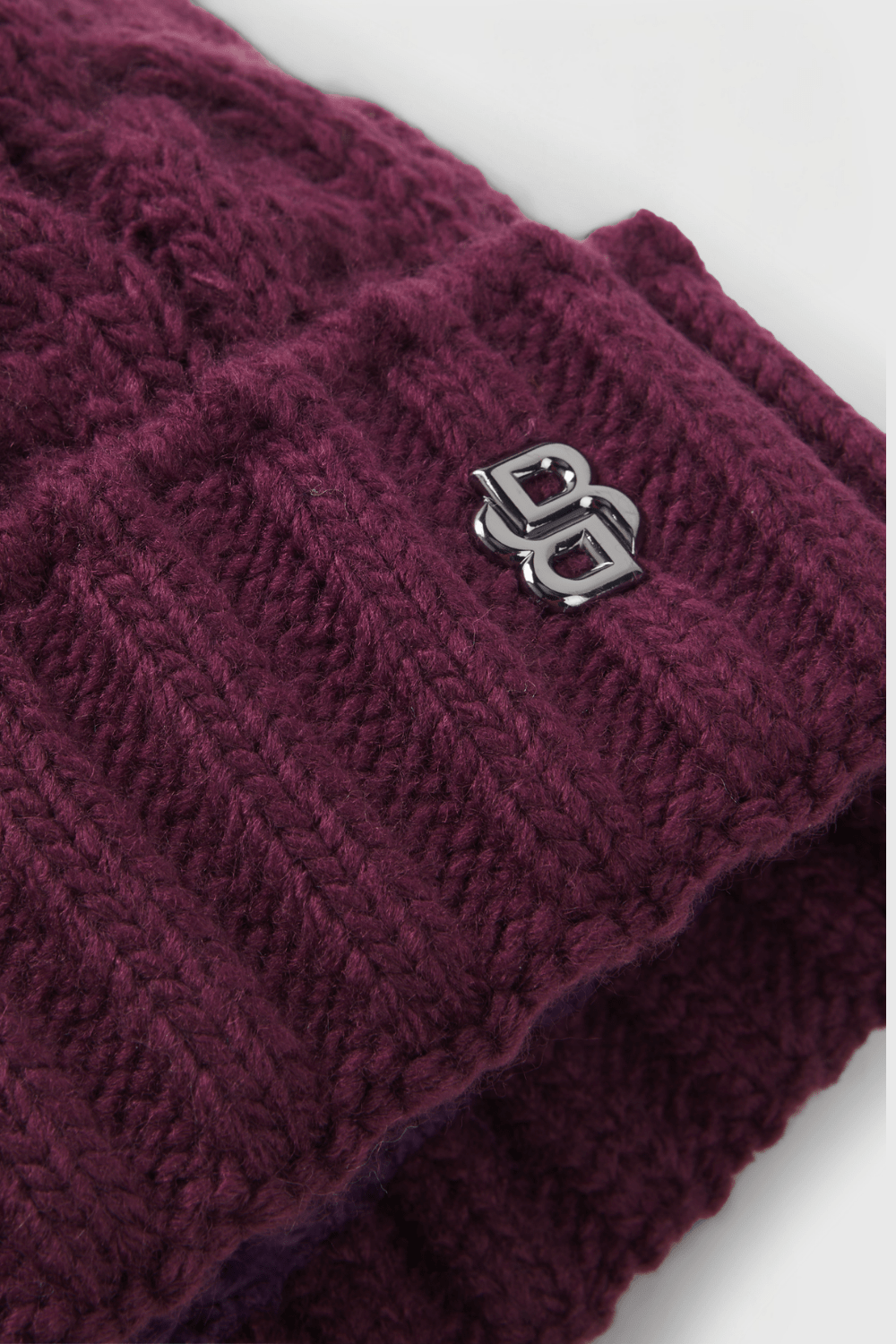 Boss Equestrian Bella Beanie Bobble Deep Purple