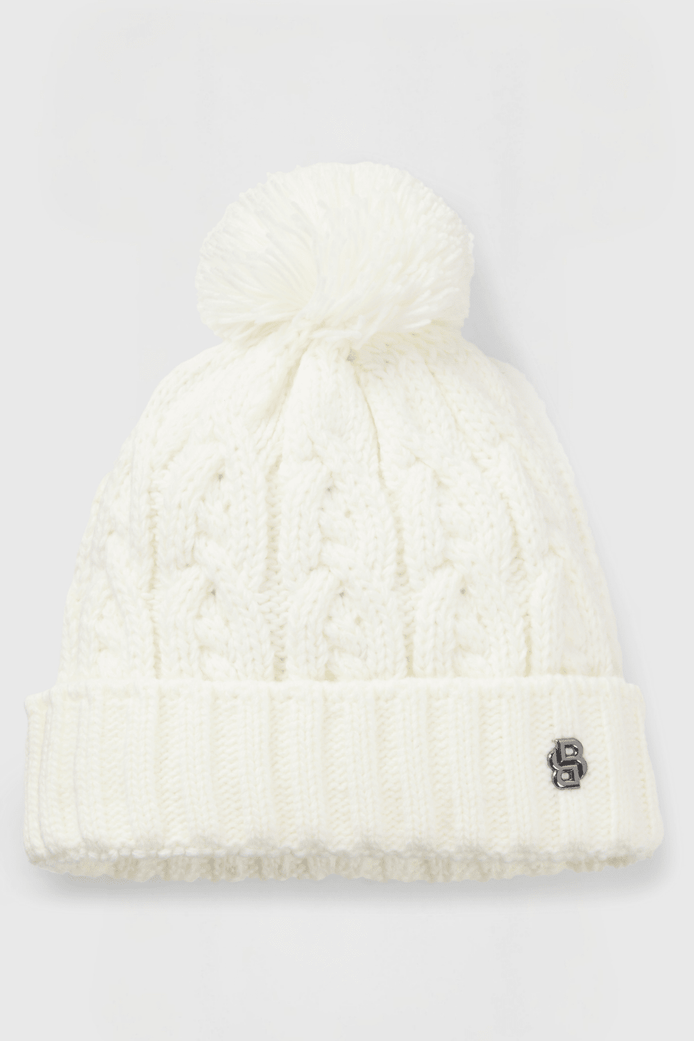 Boss Equestrian Bella Beanie Bobble Soft Cream