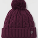 Boss Equestrian Bella Beanie Bobble Deep Purple