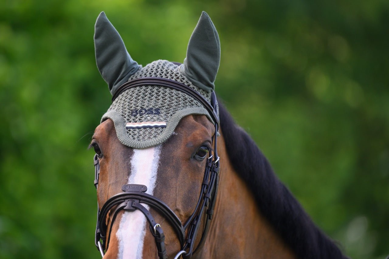 Boss Equestrian Calgary Fly Veil Tape Oornetje Oornetjes - Maddelin Equestrian Boss Equestrian