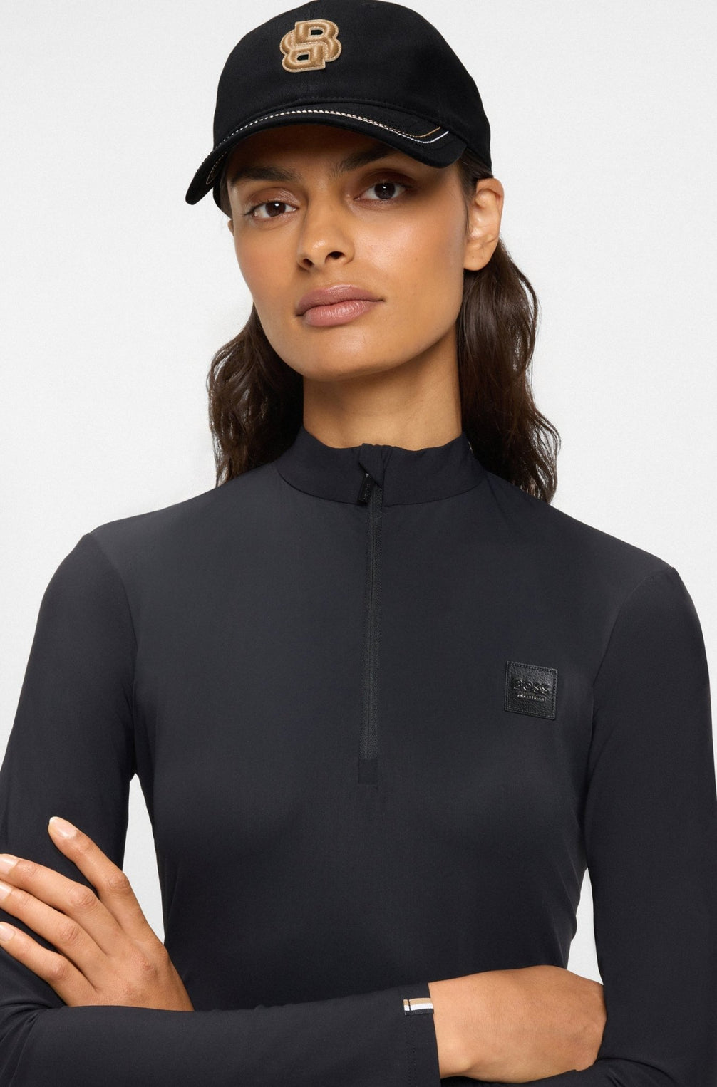 Boss Equestrian Cap Leather BB Petten - Maddelin Equestrian Boss Equestrian