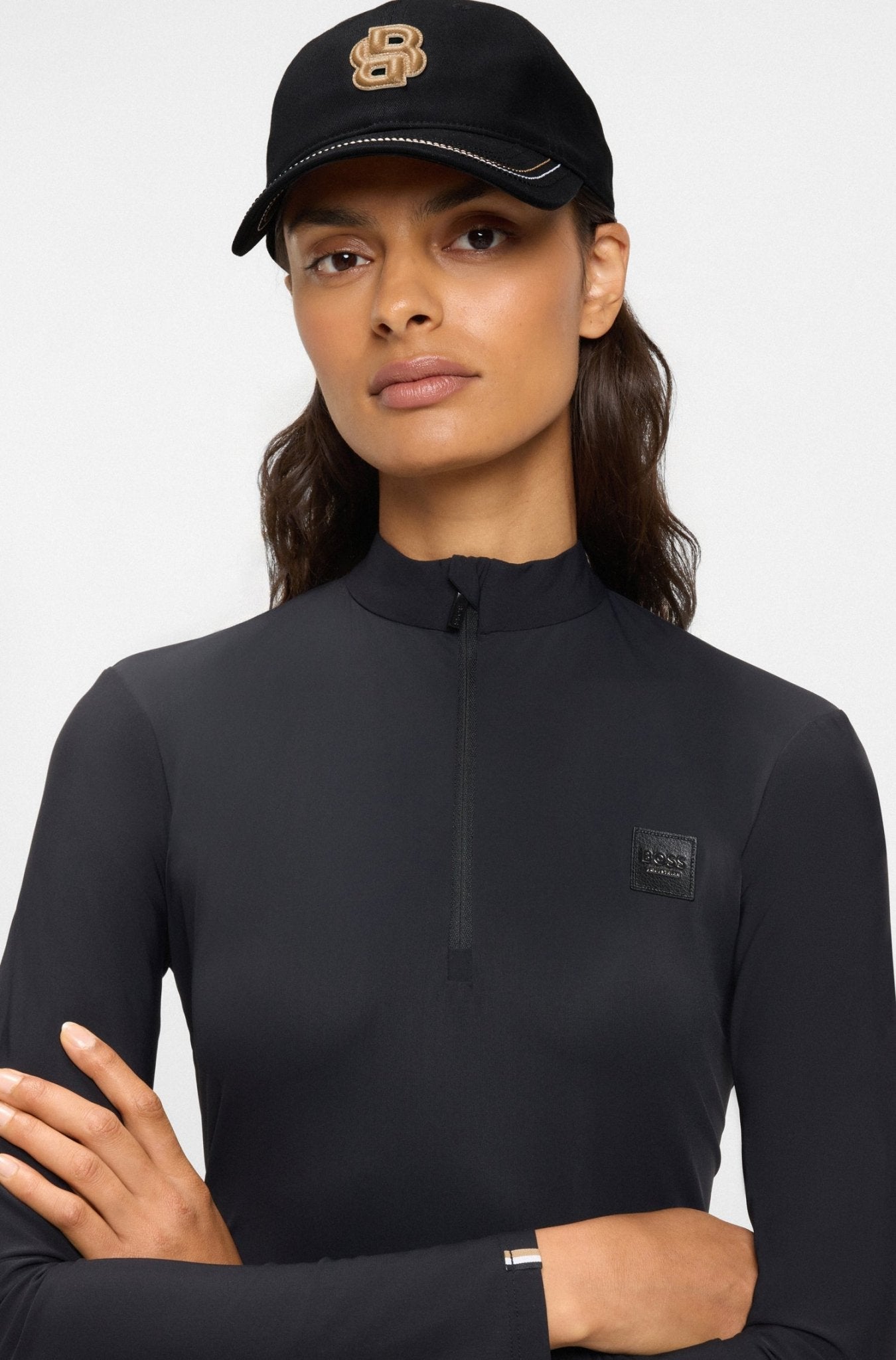 Boss Equestrian Cap Leather BB Petten - Maddelin Equestrian Boss Equestrian