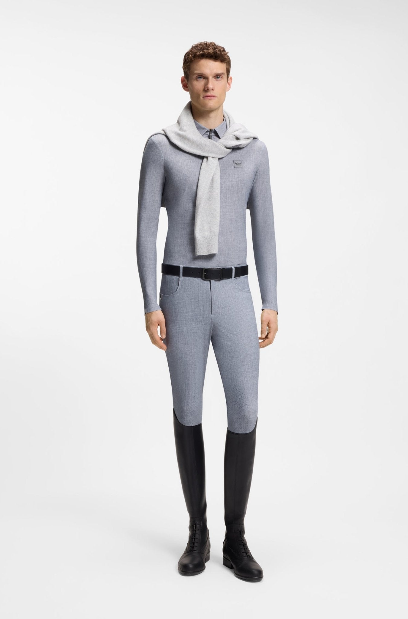 Boss Equestrian Eaton Training Shirt Lange Mouw Heren Heren Shirts & sweaters - Maddelin Equestrian