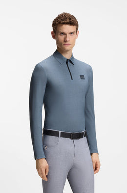 Boss Equestrian Eaton Training Shirt Lange Mouw Heren Heren Shirts & sweaters - Maddelin Equestrian