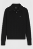 Boss Equestrian Ella Knit Zip Troyer Dames - Zwart