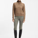 Boss Equestrian Ella Knit Zip Troyer Dames - Walnut