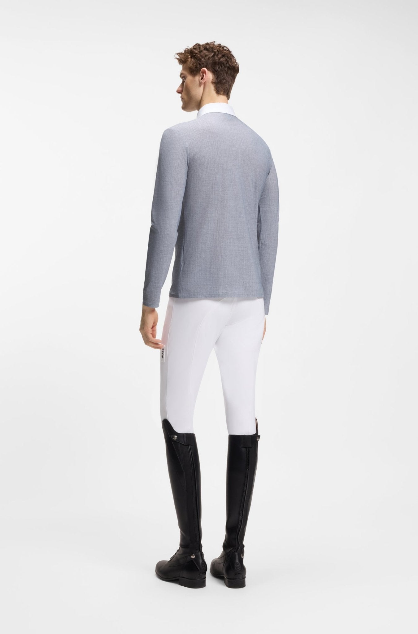Boss Equestrian Elton Wedstrijdshirt Lange Mouw Heren Wedstrijdshirts - Maddelin Equestrian