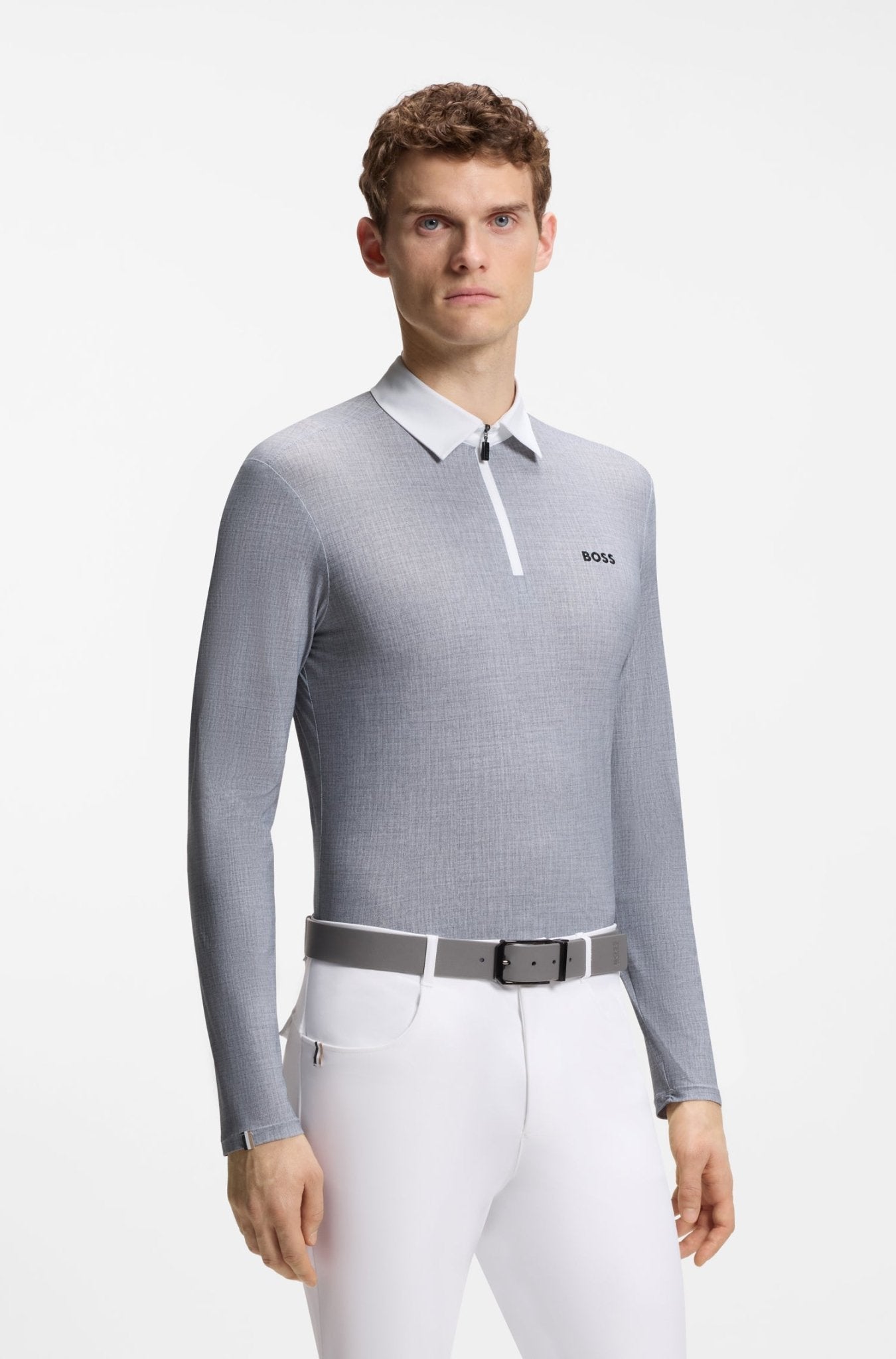 Boss Equestrian Elton Wedstrijdshirt Lange Mouw Heren Wedstrijdshirts - Maddelin Equestrian