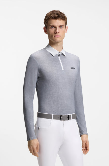 Boss Equestrian Elton Wedstrijdshirt Lange Mouw Heren Wedstrijdshirts - Maddelin Equestrian