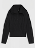 Boss Equestrian Eve Heavy Knit Troyer Dames Zwart