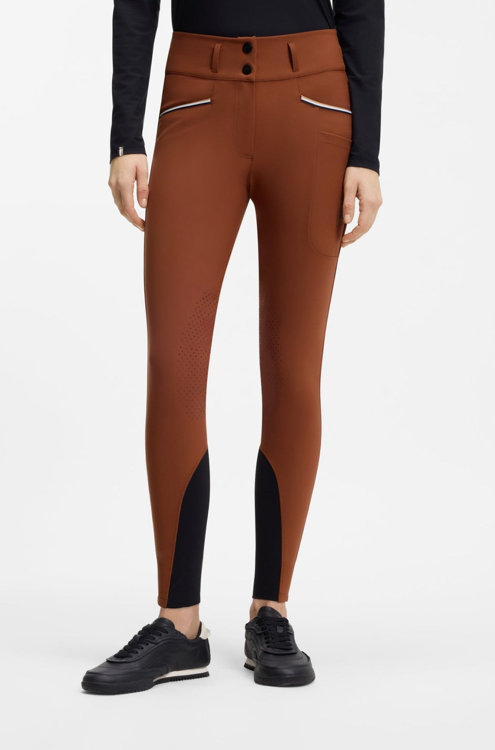 Boss Equestrian Hannah High Waist Knee Grip Rijbroek Dames Tortoise