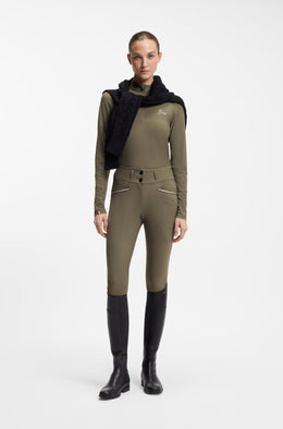 Boss Equestrian Hannah High Waist Knee Grip Rijbroek Dames Tealeaf