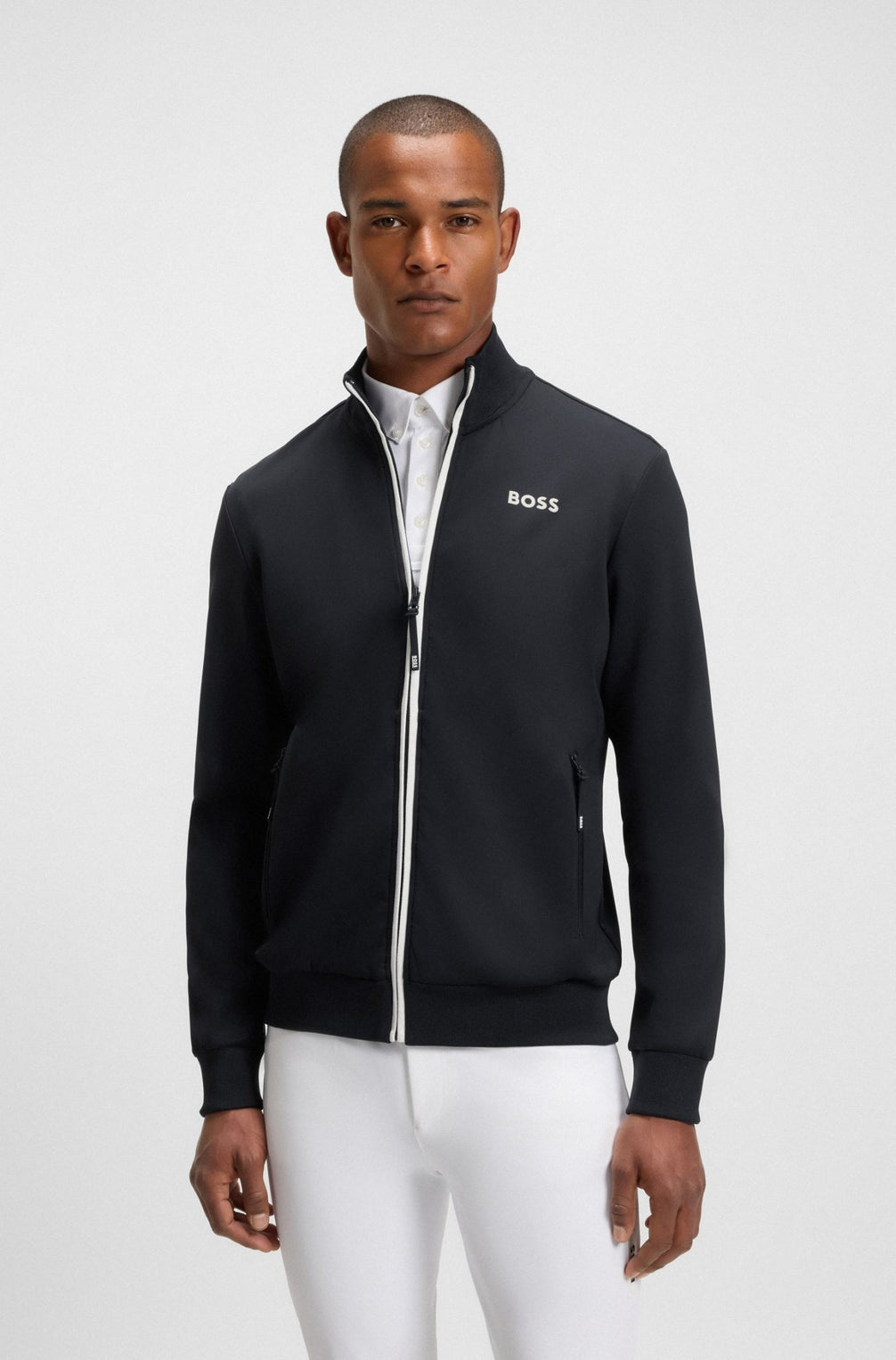 Boss Equestrian Heren Sammy Functional Cardigan Heren Heren Shirts & sweaters - Maddelin Equestrian Boss Equestrian