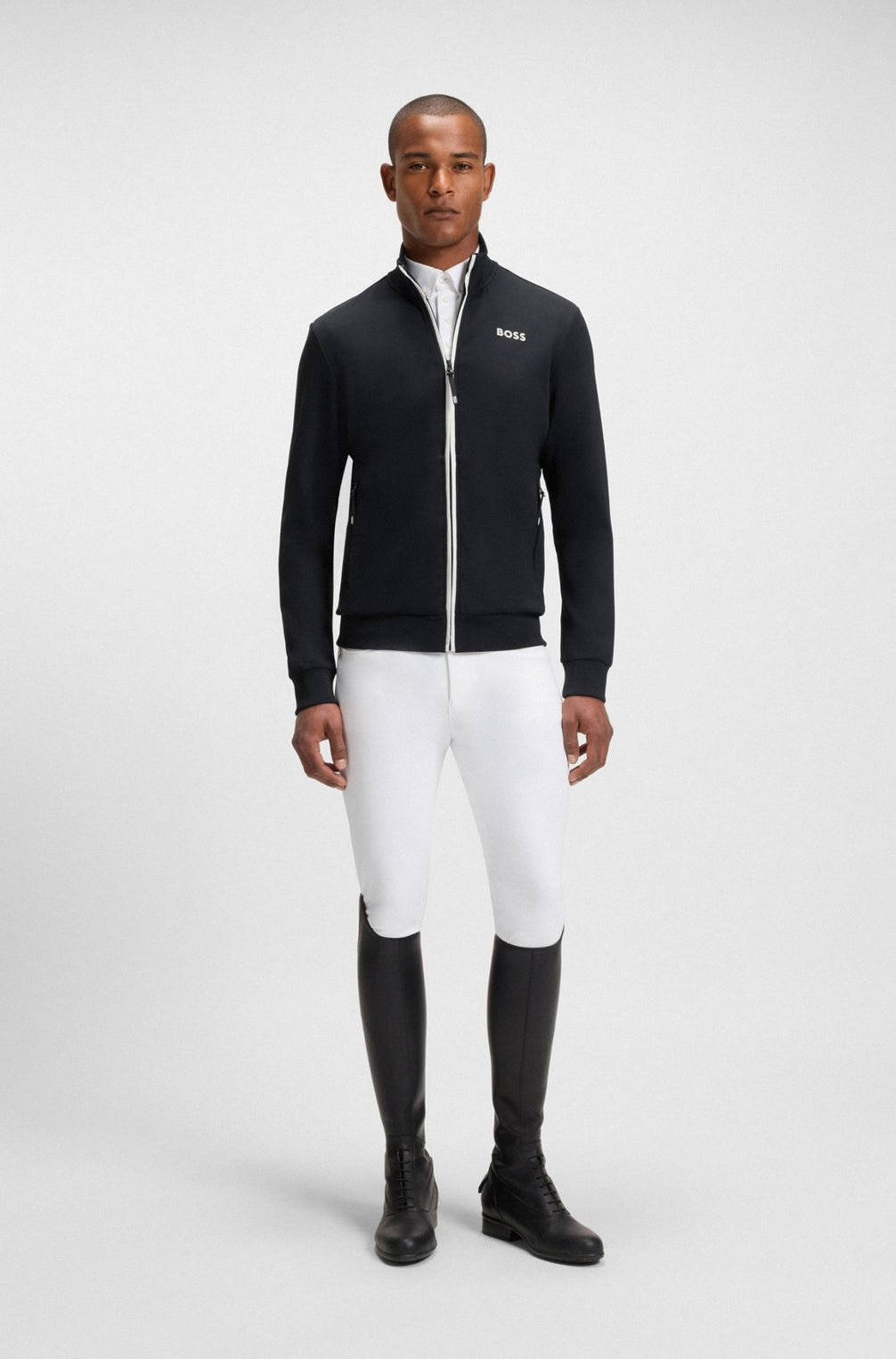 Boss Equestrian Heren Sammy Functional Cardigan Heren Heren Shirts & sweaters - Maddelin Equestrian Boss Equestrian