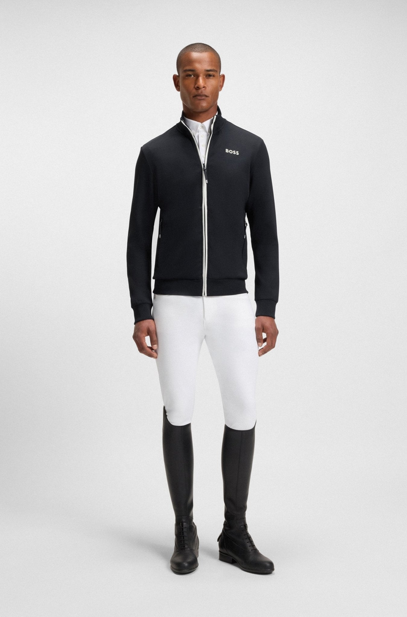 Boss Equestrian Heren Sammy Functional Cardigan Heren Heren Shirts & sweaters - Maddelin Equestrian Boss Equestrian