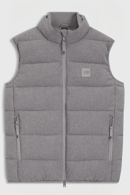 Boss Equestrian Jacob Puffer Bodywarmer Heren Grijs