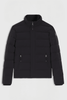 Boss Equestrian Jamie Puffer Velvet Jas Heren - Zwart