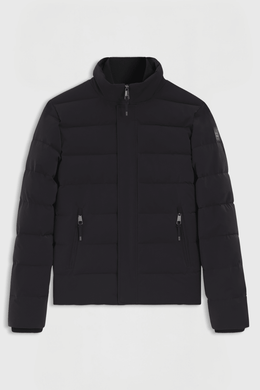 Boss Equestrian Jamie Puffer Velvet Jas Heren - Zwart