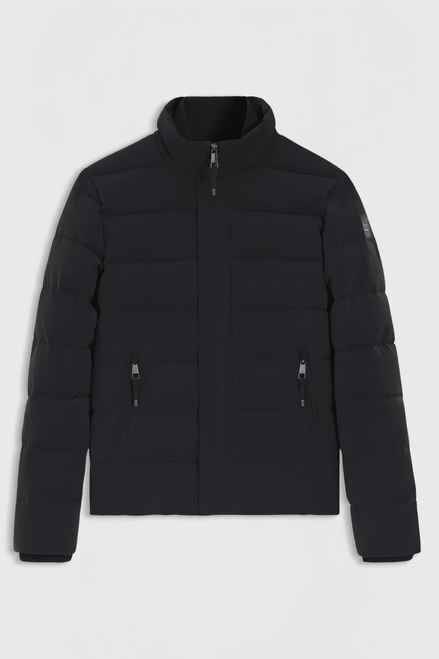 Boss Equestrian Jamie Puffer Velvet Jas Heren - Zwart
