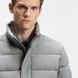 Boss Equestrian Jamie Puffer Velvet Jas Heren - Sharkskin