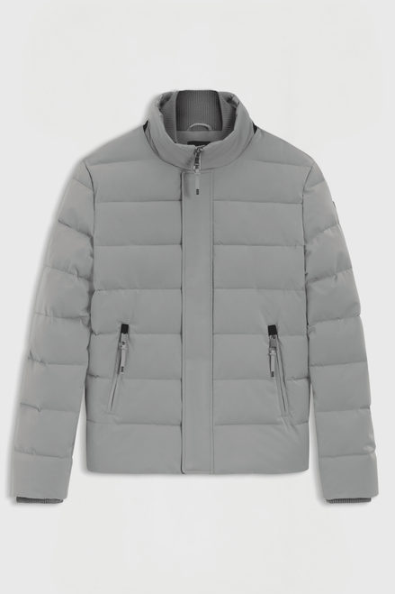 Boss Equestrian Jamie Puffer Velvet Jas Heren - Sharkskin