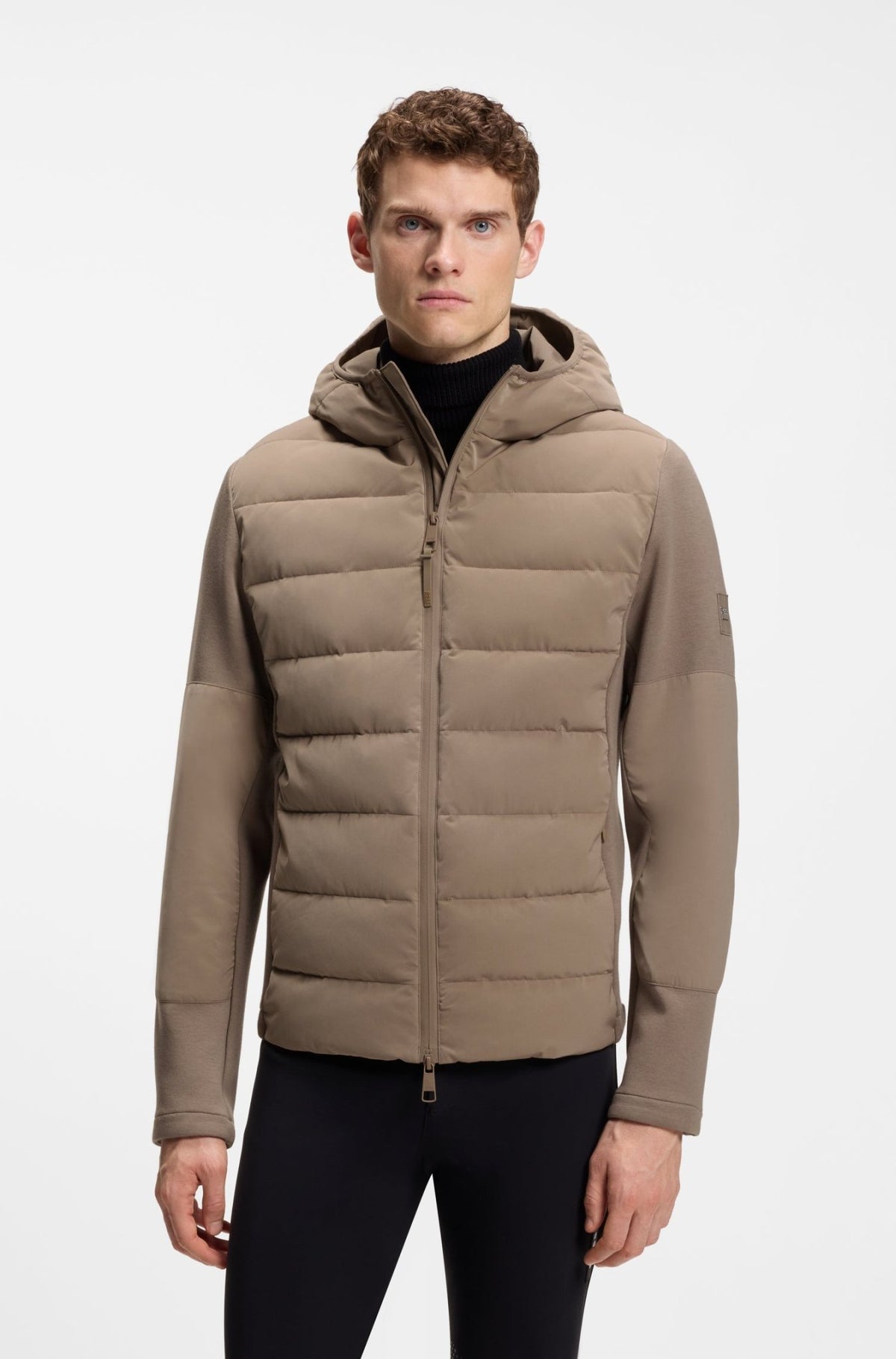 Boss Equestrian Jeff Hybrid Puffer Jas Heren Birchwood