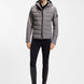 Boss Equestrian Jeff Hybrid Puffer Jas Heren Grijs