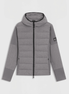 Boss Equestrian Jeff Hybrid Puffer Jas Heren Grijs
