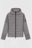 Boss Equestrian Jeff Hybrid Puffer Jas Heren Grijs