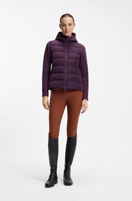 Boss Equestrian Jessy Hybrid Puffer Jas Dames Deep Purple