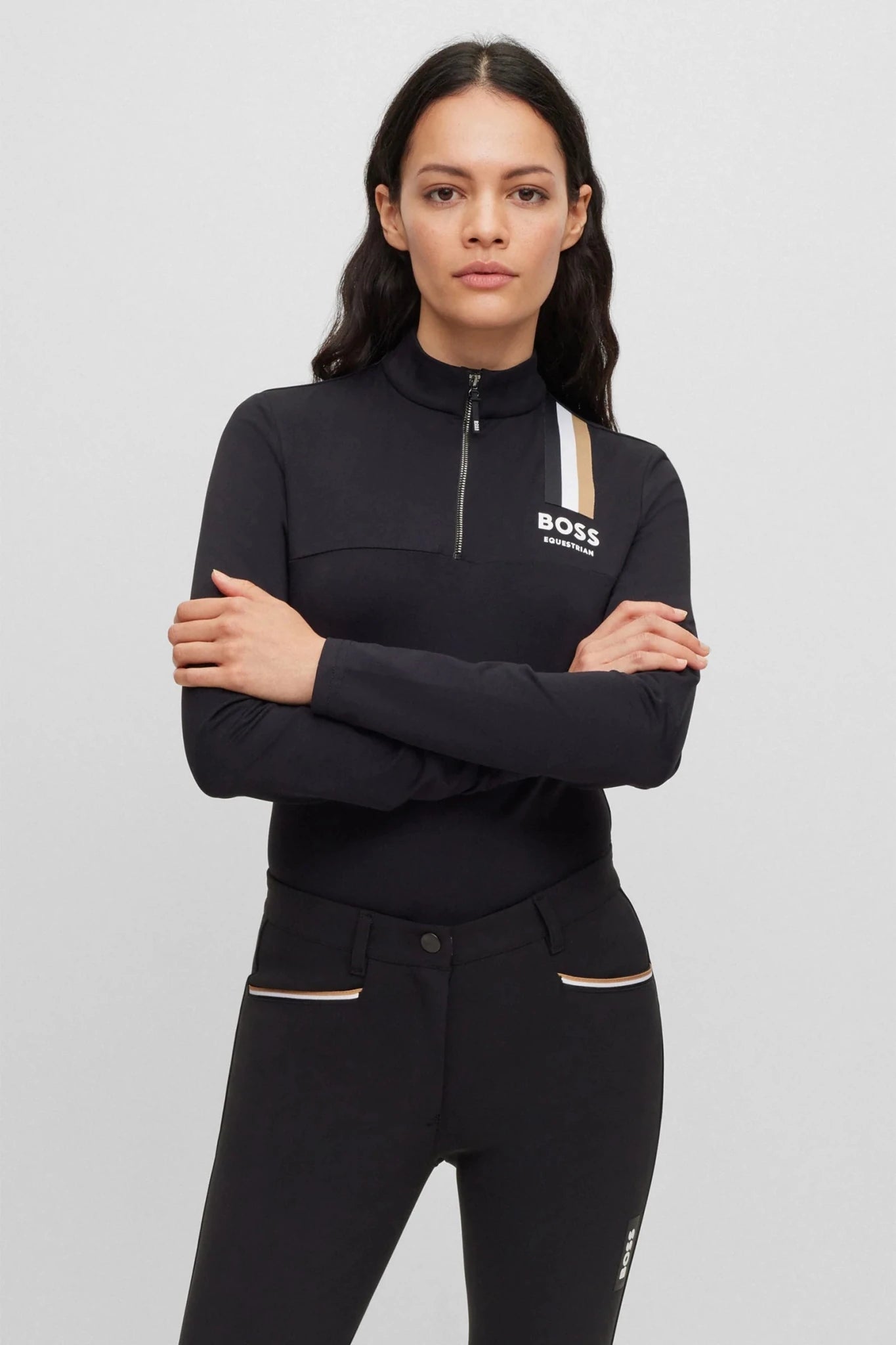 Boss Equestrian Lia Signature Training Shirt Dames Core Dames Shirts - Maddelin Equestrian Boss Equestrian