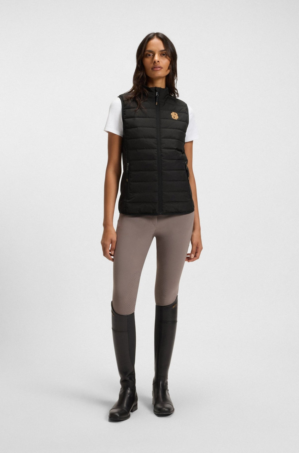 Boss Equestrian Livian Light Puffer Vest Dames Dames Jassen - Maddelin Equestrian Boss Equestrian