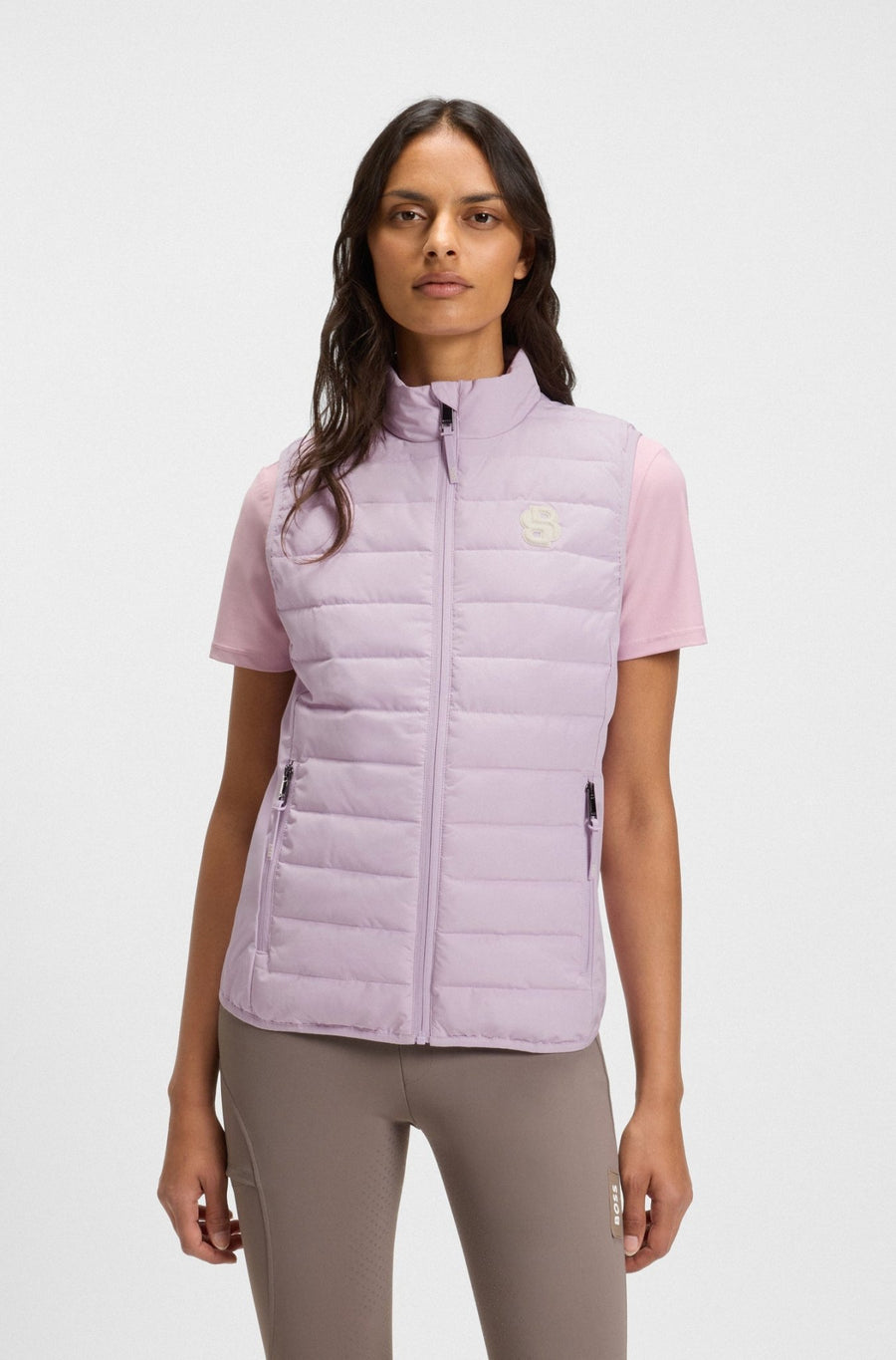 Boss Equestrian Livian Light Puffer Vest Dames Dames Jassen - Maddelin Equestrian Boss Equestrian