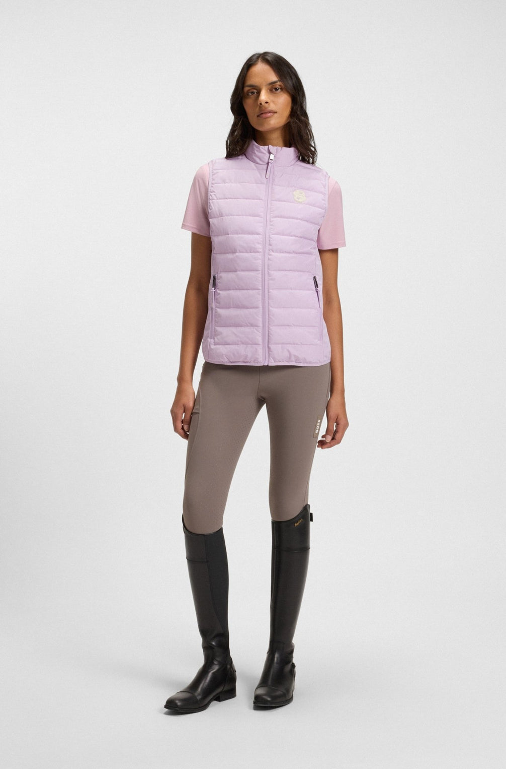 Boss Equestrian Livian Light Puffer Vest Dames Dames Jassen - Maddelin Equestrian Boss Equestrian