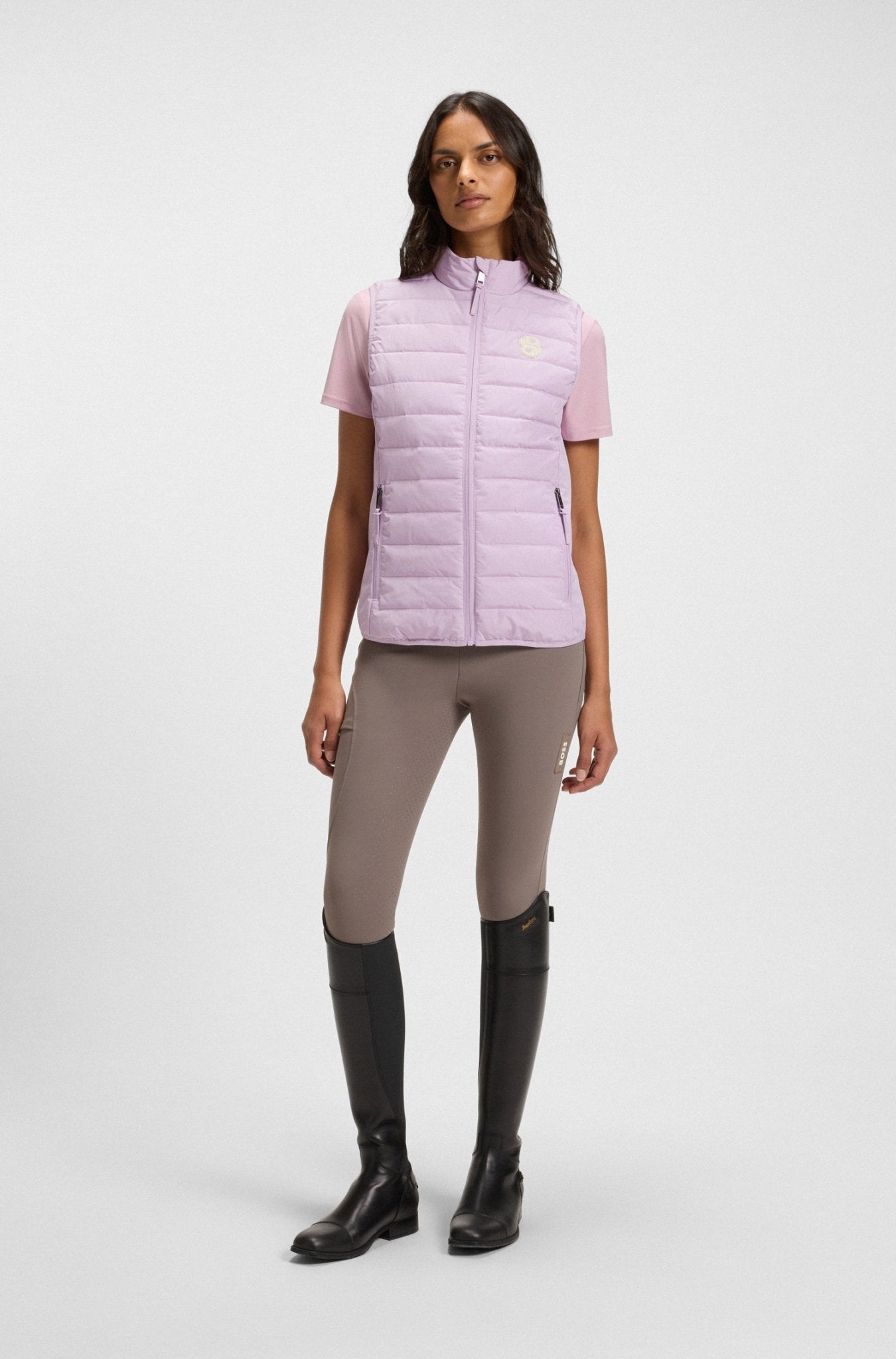 Boss Equestrian Livian Light Puffer Vest Dames Dames Jassen - Maddelin Equestrian Boss Equestrian