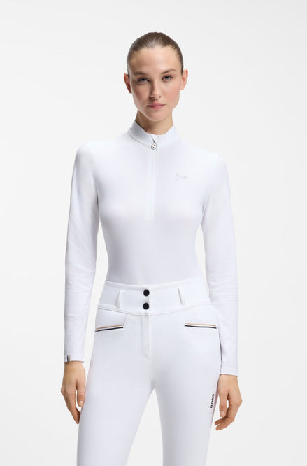 Boss Equestrian Minou Show Shirt Double B Dames Wit